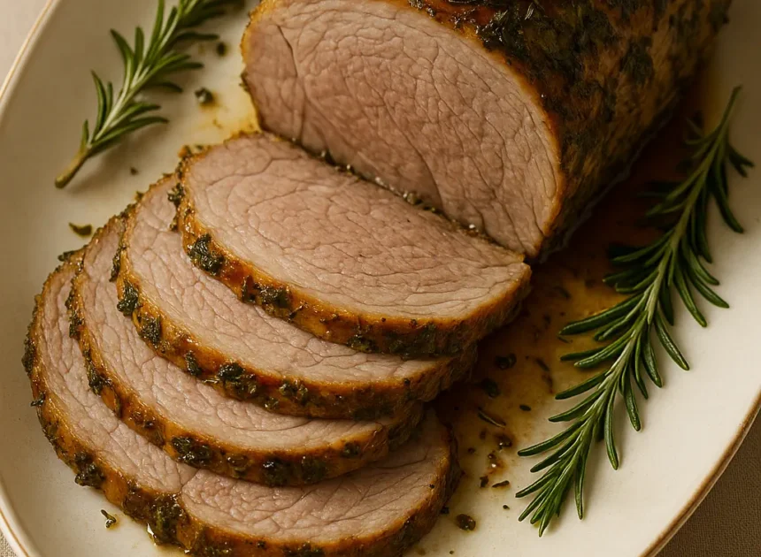 Arrosto di vitello alle erbe a bassa temperatura