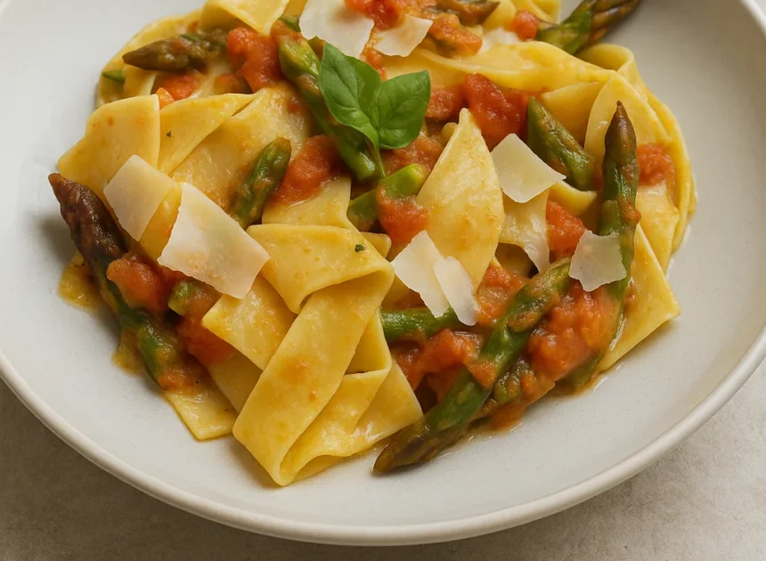 Pappardelle con asparagi